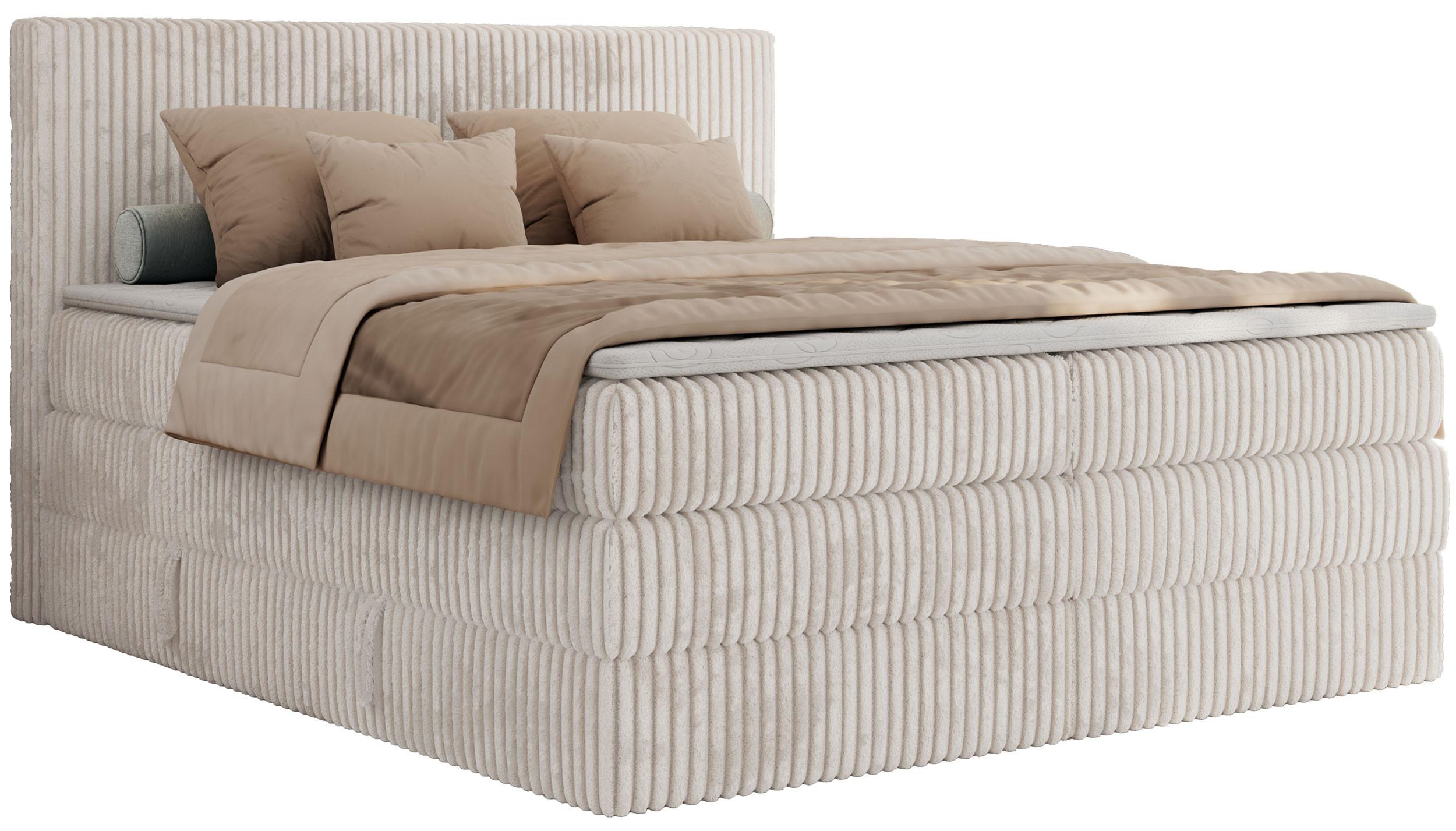 wohnli-moebel-suche-800000825193 Wohnli Möbelsuche - BOXSPRINGBETT TILIANO KING - 140/200 - Beige Cord - H4