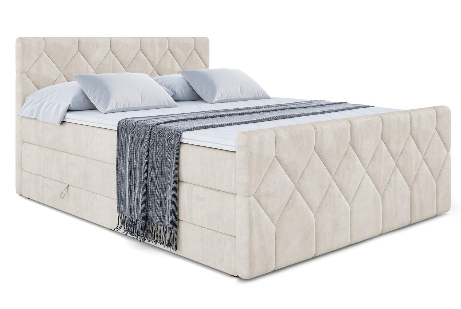 wohnli-moebel-suche-800000830003 Wohnli Möbelsuche - BOXSPRINGBETT CATOR-Z KING - 140x200 - H3/H4 - Creme