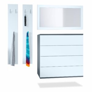 Wohnli Möbelsuche - GARDEROBE Horizon Weiß matt