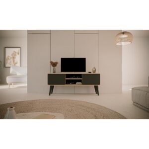 wohnli-moebel-suche-800000833218-1 TV-MÖBEL Toronto Schwarz und Holz Holzwerkstoff Petits-meubles Möbel > TV-Möbel Schwarz