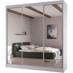 wohnli-moebel-suche-800000837713 Wohnli Möbelsuche - SCHWEBETÜRENSCHRANK Homa II 200/61/215 weiß
