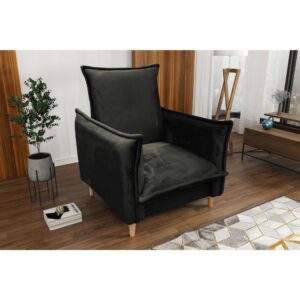 wohnli-moebel-suche-800000838152-1 RELAXSESSEL Pillow dunkelgrau mit Buchenbeinen Textil Beautysofa Möbel > Sessel > Polstersessel Grau