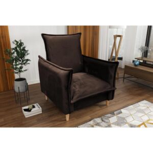wohnli-moebel-suche-800000838159-1 RELAXSESSEL Pillow braun mit Buchenbeinen Textil Beautysofa Möbel > Sessel > Polstersessel Braun