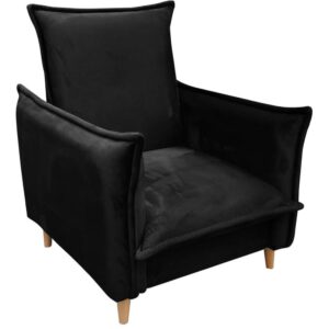wohnli-moebel-suche-800000838164 Wohnli Möbelsuche - RELAXSESSEL Pillow schwarz mit Buchenbeinen