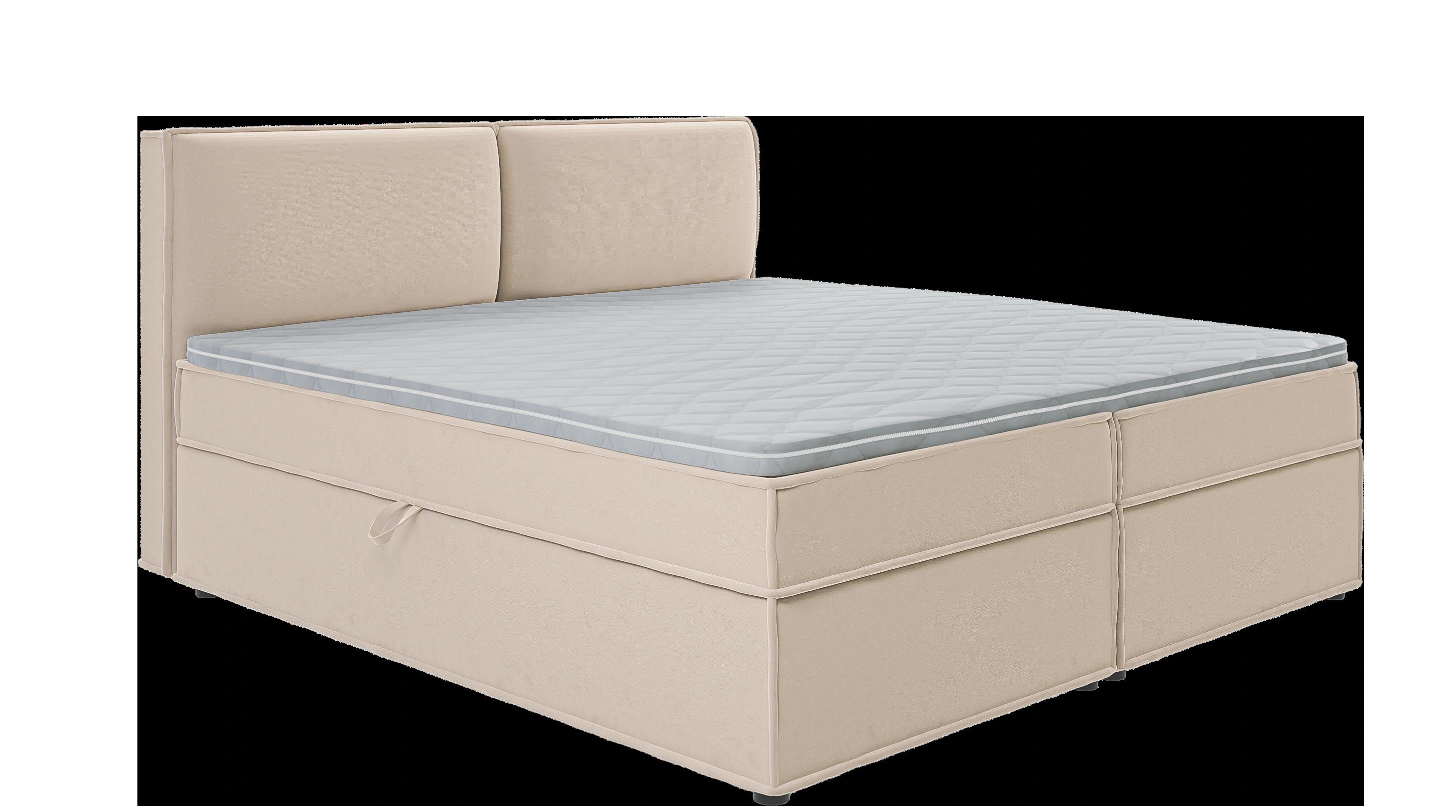 wohnli-moebel-suche-800000840842 Wohnli Möbelsuche - BOXBETT Eclipse 200/200 cm Beige Luxusmicrofaser