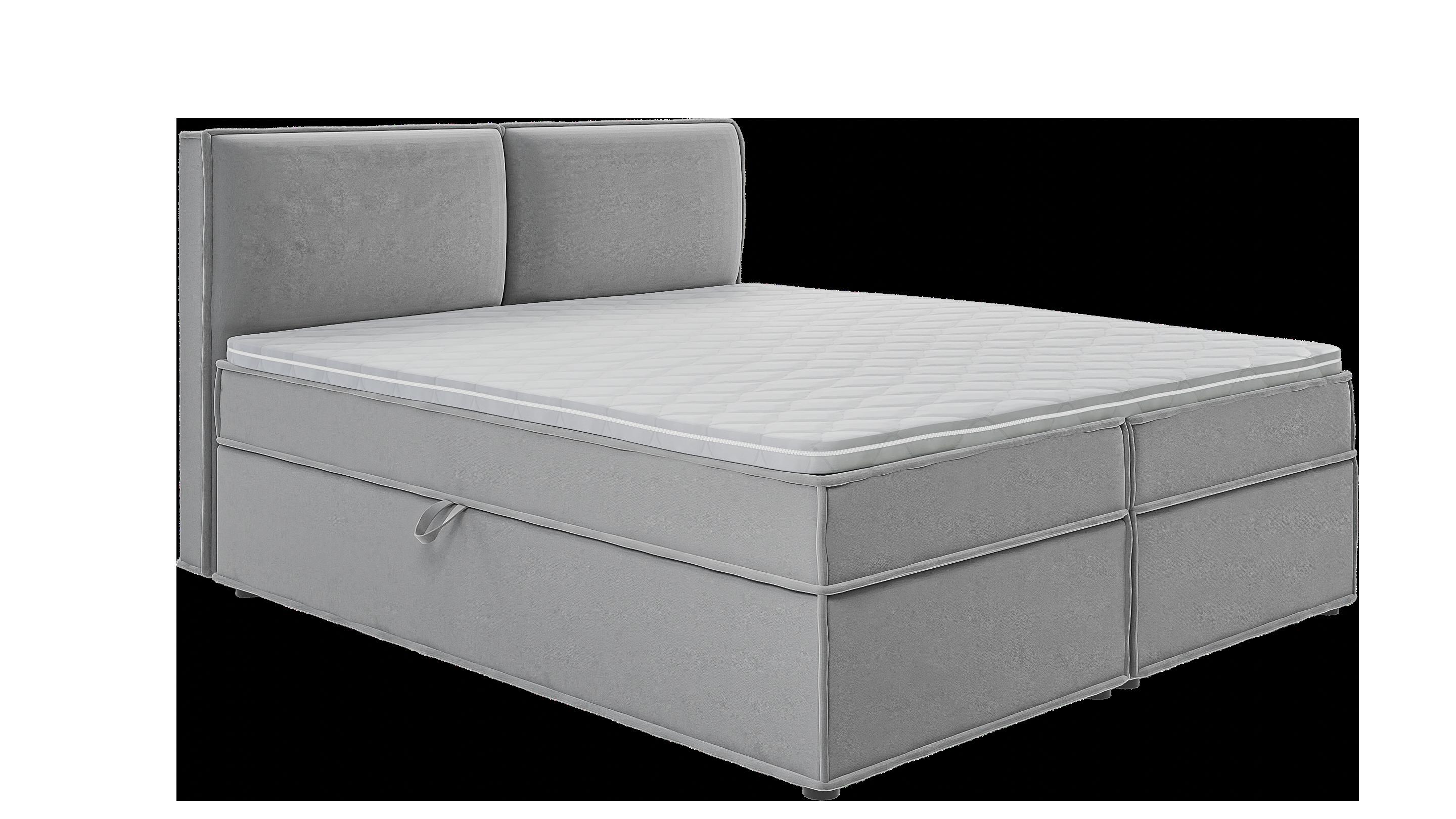 wohnli-moebel-suche-800000840844 Wohnli Möbelsuche - BOXBETT Eclipse 180/200 cm Grau Luxusmicrofaser