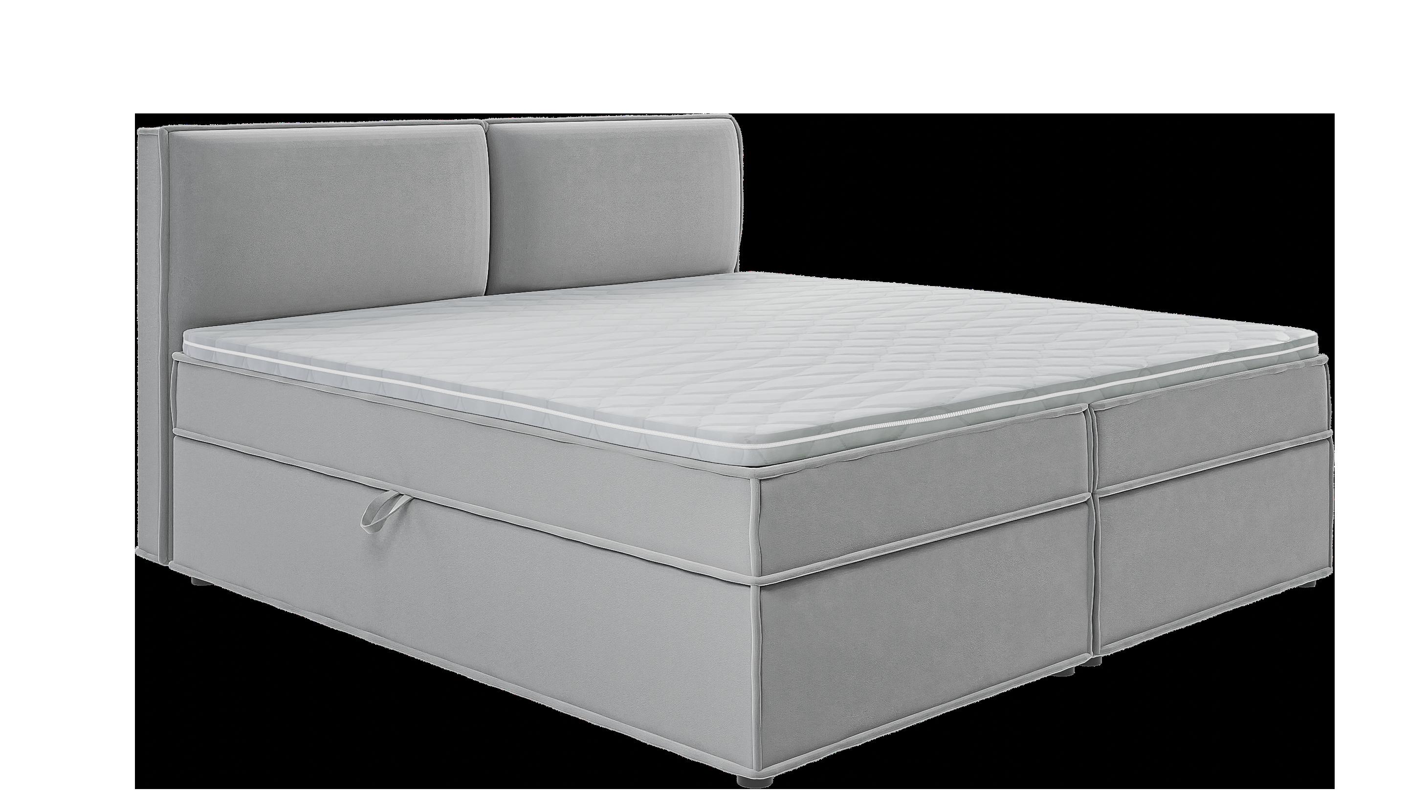 wohnli-moebel-suche-800000840847 Wohnli Möbelsuche - BOXBETT Eclipse 200/200 cm Grau Luxusmicrofaser