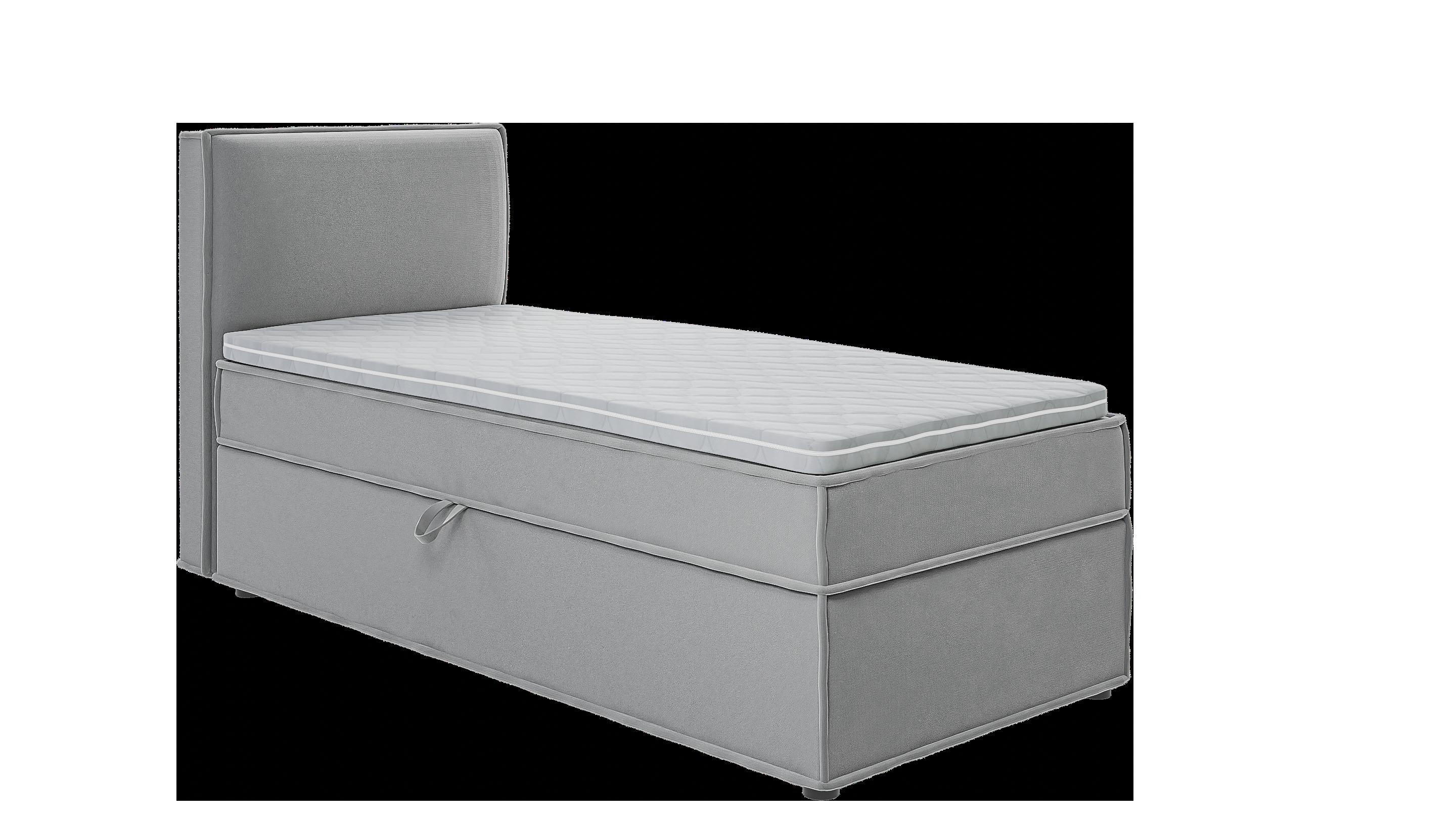 wohnli-moebel-suche-800000840863 Wohnli Möbelsuche - BOXBETT Eclipse 90/200 cm Grau Luxusmicrofaser