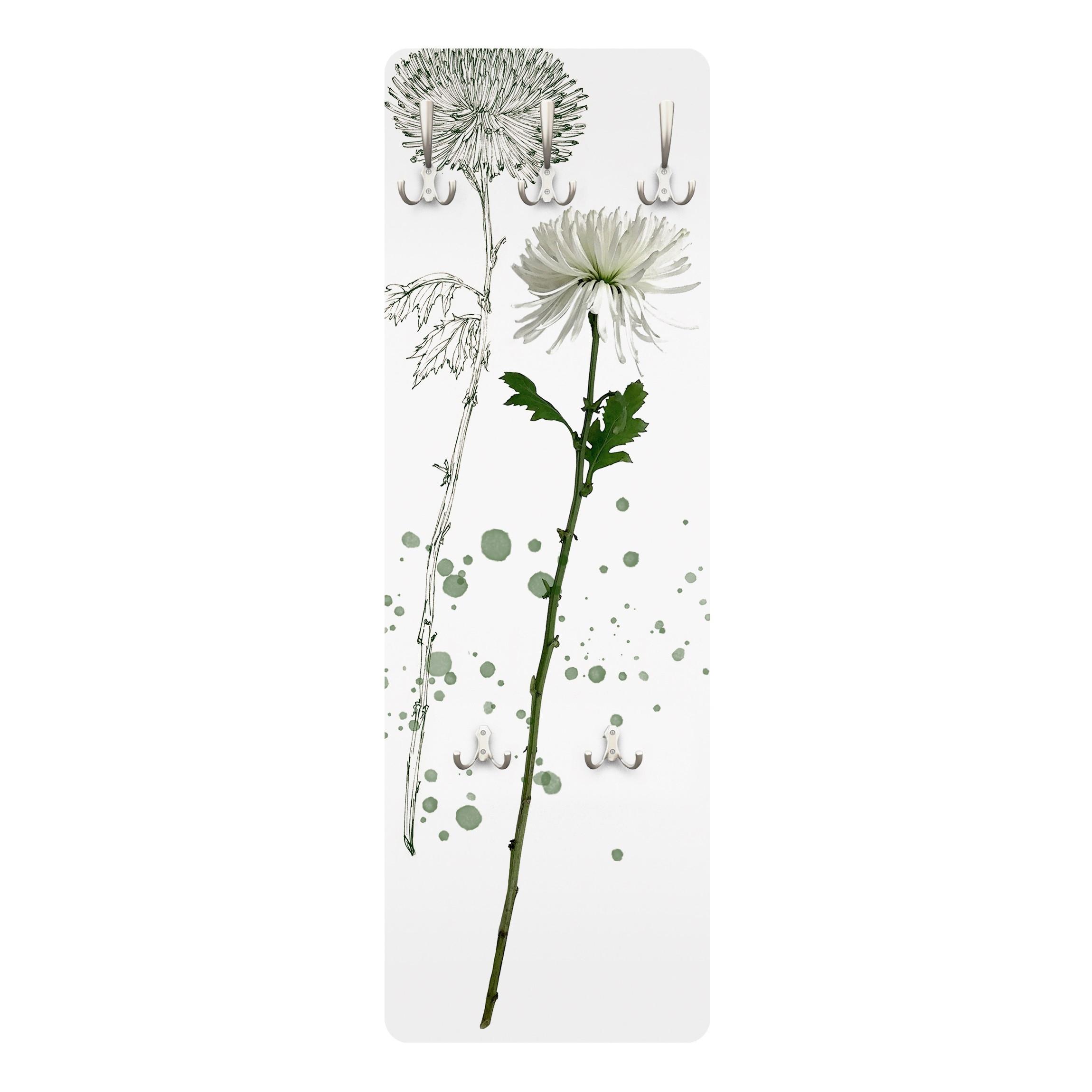 wohnli-moebel-suche-800000846858 Wohnli Möbelsuche - WANDGARDEROBE - Botanisches Aquarell - Löwenzahn 34/105 cm