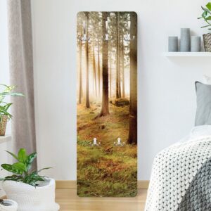 wohnli-moebel-suche-800000846905-1 WANDGARDEROBE - No.CA48 Morning Forest 34/105 cm Holzwerkstoff Bilderwelten Garderoben > Garderobenhaken Braun