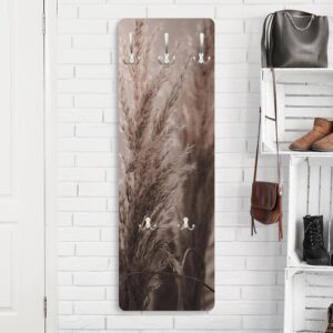 wohnli-moebel-suche-800000846913-1 WANDGARDEROBE - Pampasgras im Spätherbst 34/105 cm Holzwerkstoff Bilderwelten Garderoben > Garderobenhaken Braun