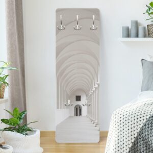 wohnli-moebel-suche-800000846925-1 WANDGARDEROBE - Arkaden Weiß 34/105 cm Holzwerkstoff Bilderwelten Garderoben > Garderobenhaken Weiß
