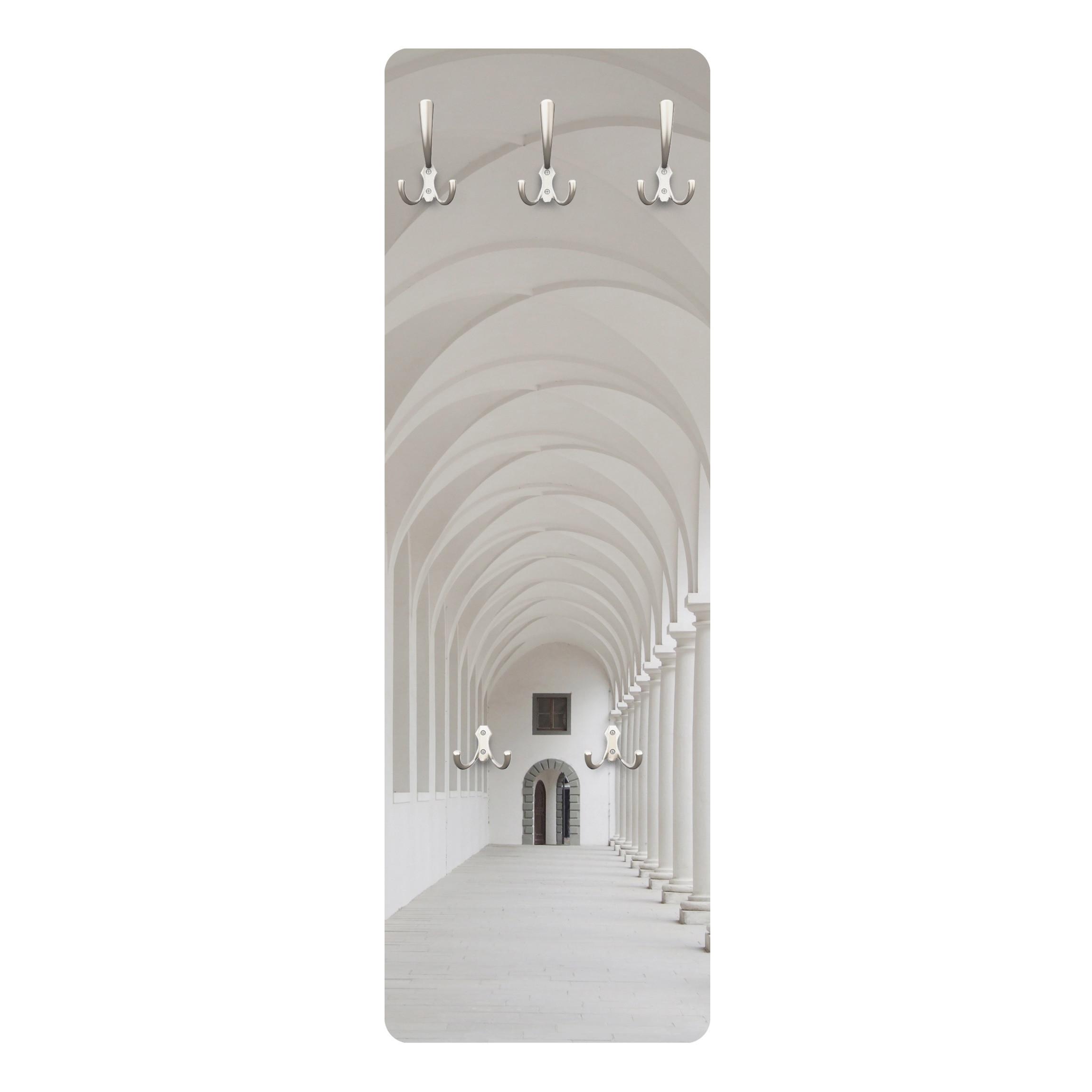 Wohnli Möbelsuche - WANDGARDEROBE - Arkaden Weiß 34/105 cm