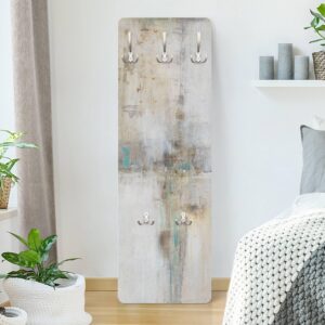 wohnli-moebel-suche-800000846947-1 WANDGARDEROBE - Essenz I 34/105 cm Holzwerkstoff Bilderwelten Garderoben > Garderobenhaken Grau