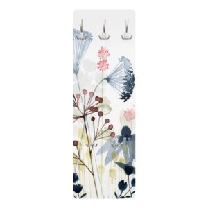 wohnli-moebel-suche-800000846965 Wohnli Möbelsuche - WANDGARDEROBE - Wildblumen Aquarell I 34/105 cm