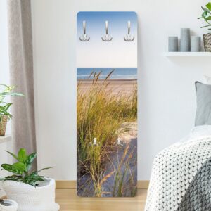 wohnli-moebel-suche-800000846967-1 WANDGARDEROBE - Stranddüne am Meer 34/105 cm Holzwerkstoff Bilderwelten Garderoben > Garderobenhaken Beige