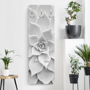 wohnli-moebel-suche-800000846979-1 WANDGARDEROBE - Kaktus Sukkulente 34/105 cm Holzwerkstoff Bilderwelten Garderoben > Garderobenhaken Schwarz