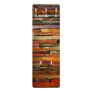 wohnli-moebel-suche-800000846980 Wohnli Möbelsuche - WANDGARDEROBE - Holzoptik Bretterstapel Landhausstil 34/105 cm