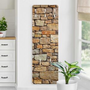 wohnli-moebel-suche-800000846984-1 WANDGARDEROBE - Croatia stonewall 34/105 cm Holzwerkstoff Bilderwelten Garderoben > Garderobenhaken Braun