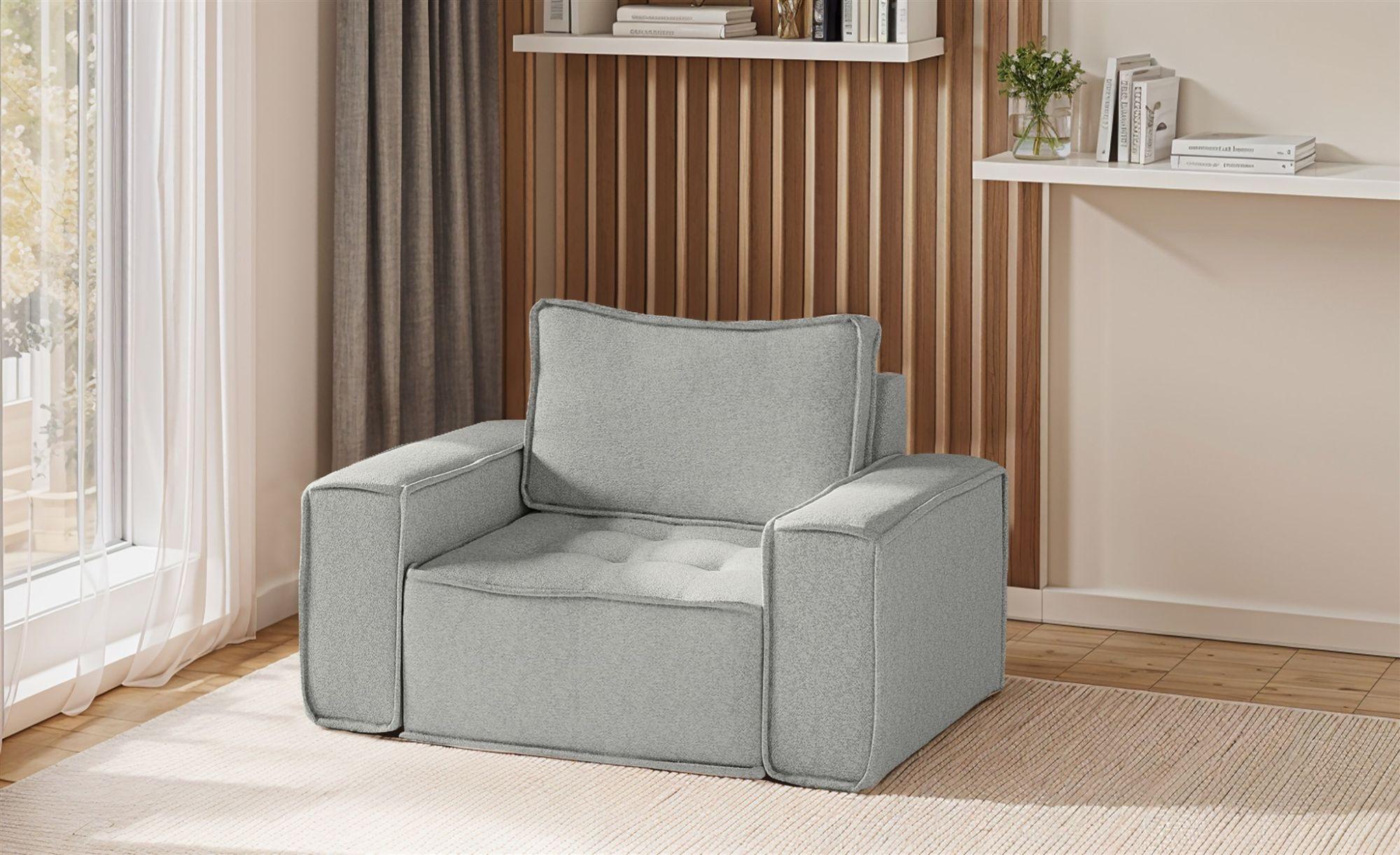 wohnli-moebel-suche-800000847167-1 SESSEL Sande In Alpine Textil Fun Möbel Möbel > Sessel > Polstersessel Grau
