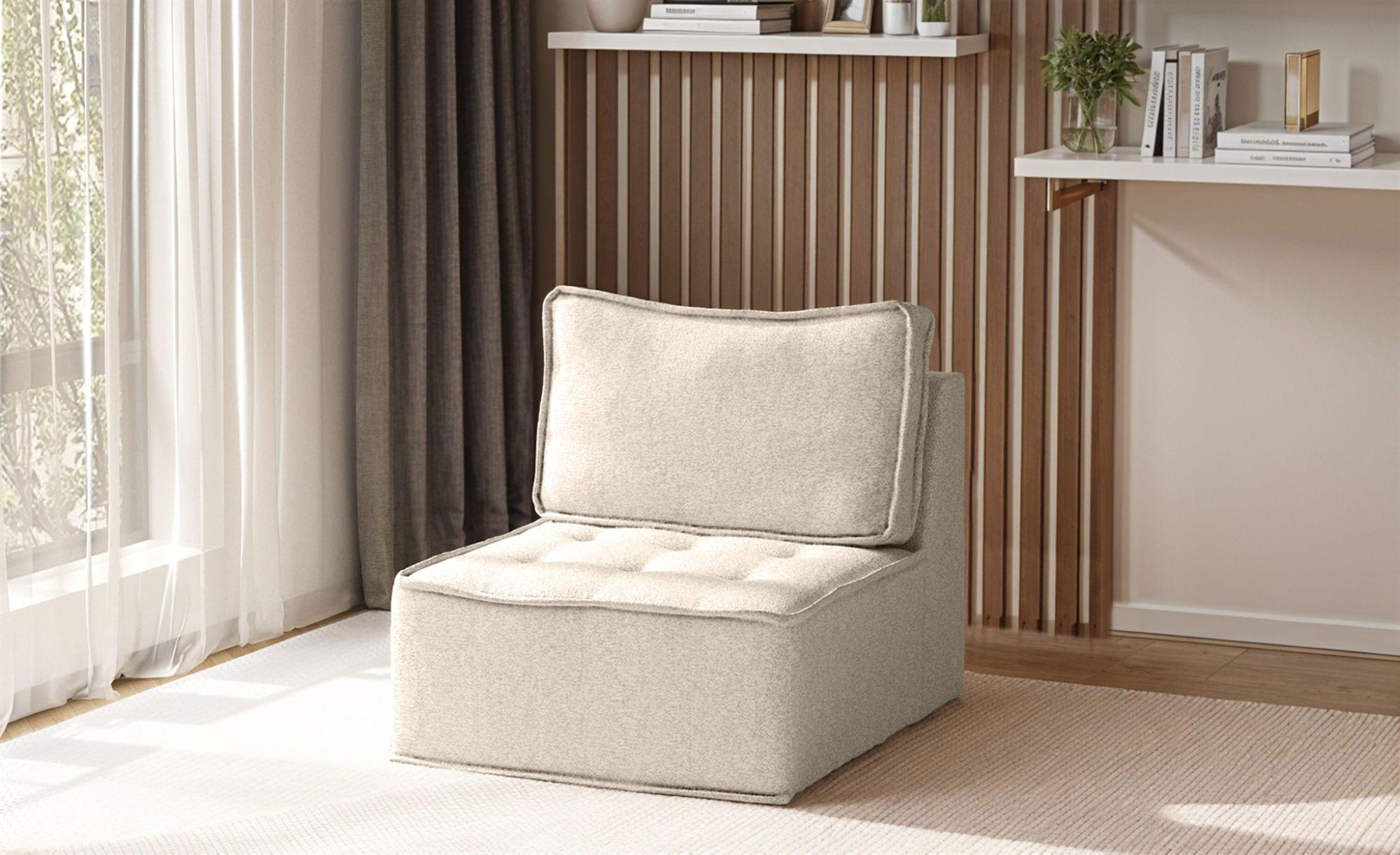 SESSEL Sande Xs In Alpine Textil Fun Möbel Möbel > Sessel > Polstersessel Beige