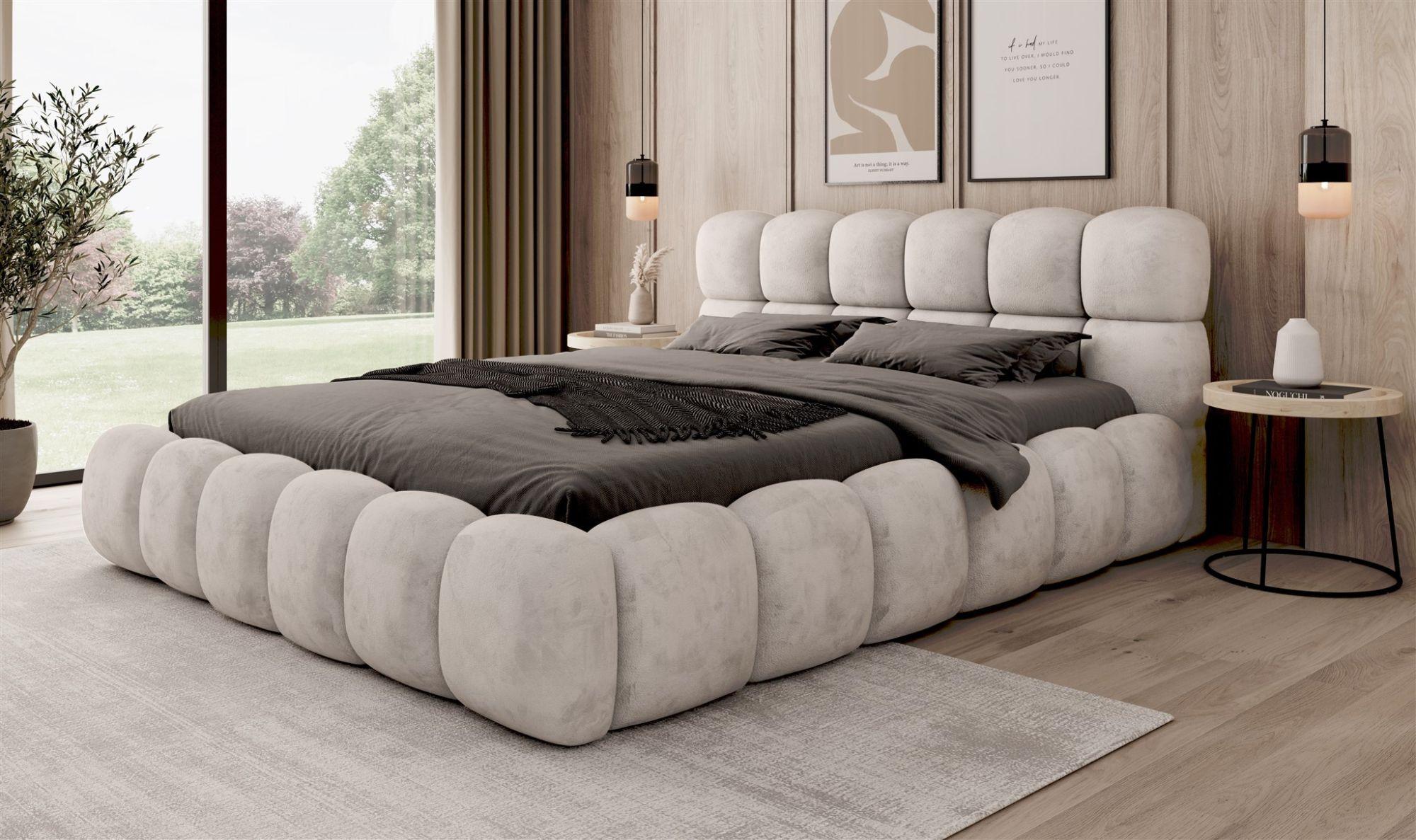 POLSTERBETT Aurelia Textil Fun Möbel Möbel > Betten > Polsterbetten Weiß