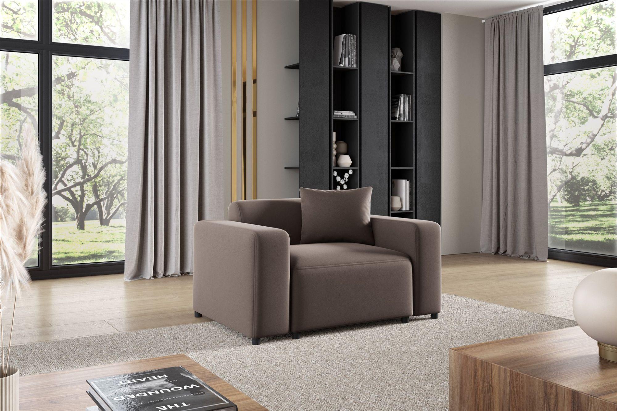 wohnli-moebel-suche-800000848076-1 SESSEL Megan In Salvador Textil Fun Möbel Möbel > Sessel > Polstersessel Braun