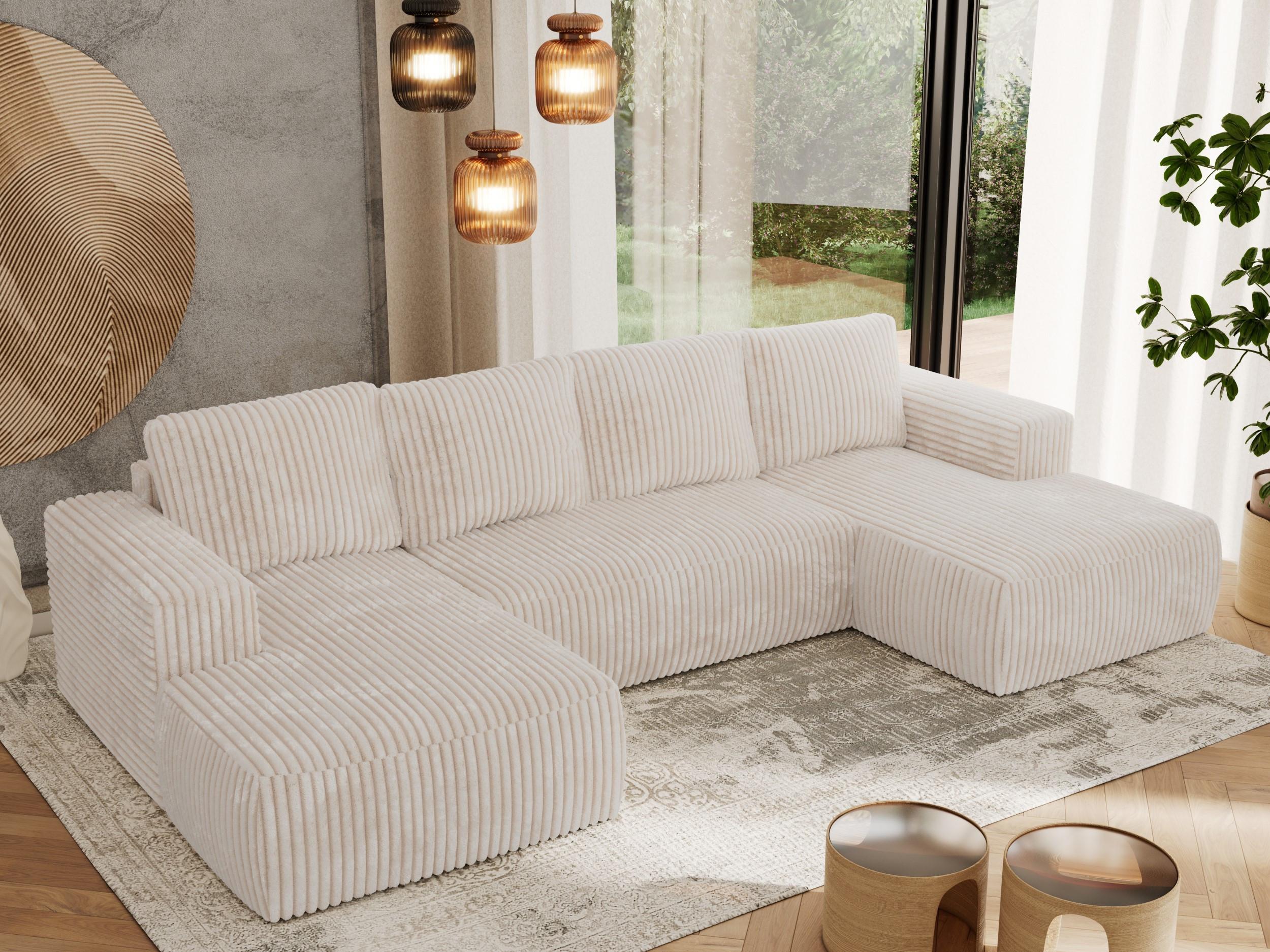 wohnli-moebel-suche-800000849851-1 WOHNLANDSCHAFT TRENTINO U Beige Cord Textil MKS Möbel > Sofas & Couches > Wohnlandschaften > Wohnlandschaften U-Form Beige