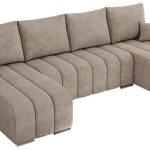 Wohnli Möbelsuche - WOHNLANDSCHAFT KIRASSO U Beige Struktur
