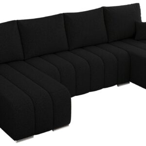 wohnli-moebel-suche-800000849874 Wohnli Möbelsuche - WOHNLANDSCHAFT KIRASSO U Schwarz Boucle