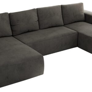 wohnli-moebel-suche-800000849883 Wohnli Möbelsuche - WOHNLANDSCHAFT TRENTINO U Dunkelgrau Velvet