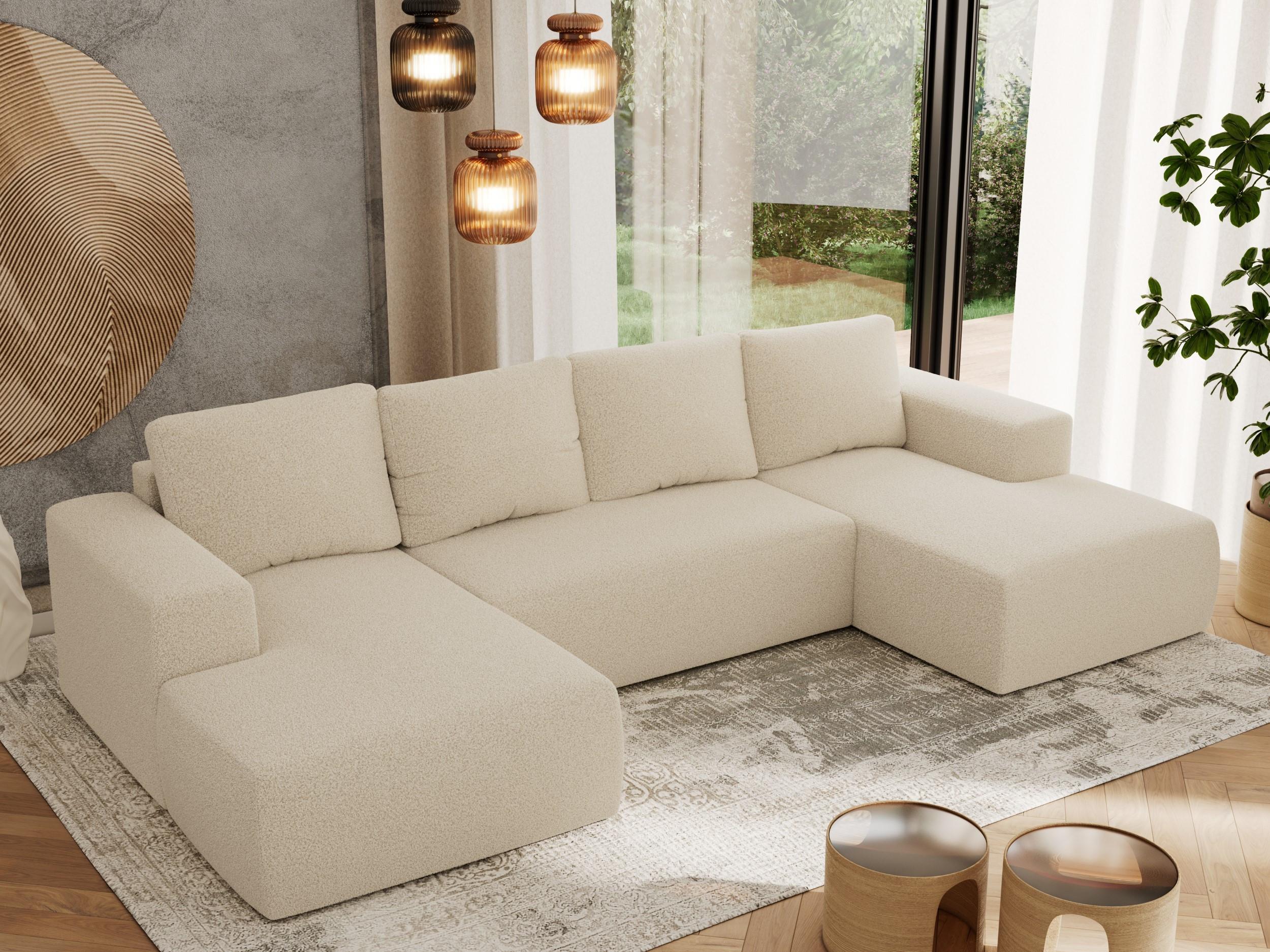 wohnli-moebel-suche-800000849886-1 WOHNLANDSCHAFT TRENTINO U Beige Boucle Textil MKS Möbel > Sofas & Couches > Wohnlandschaften > Wohnlandschaften U-Form Beige