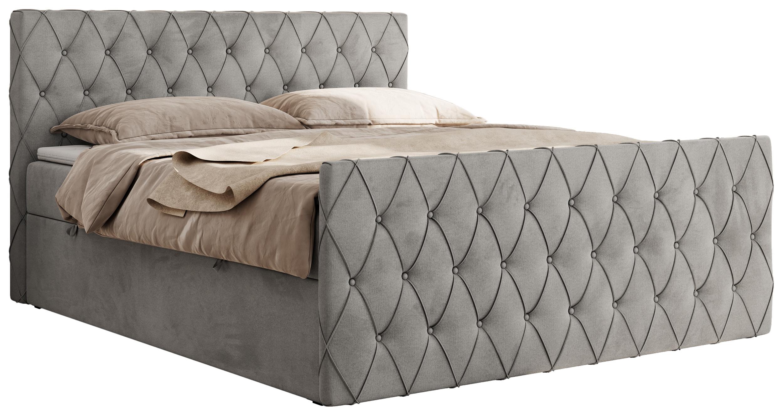 wohnli-moebel-suche-800000854030 Wohnli Möbelsuche - BOXBETT MIREN DUO 120/200 - Hellgrau Velvet - H4