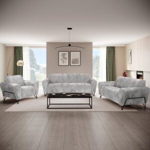 wohnli-moebel-suche-800000858624-1 RELAXSESSEL Volare mit Metallbeinen hellgrau Textil Beautysofa Möbel > Sessel > Polstersessel Grau