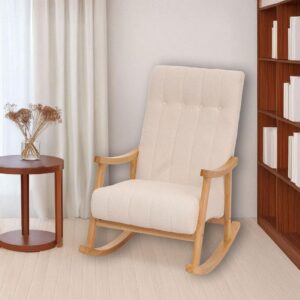 wohnli-moebel-suche-800000861729-1 SCHAUKELSTUHL Cremeweiß Textil MCW Möbel > Sessel > Relaxsessel Weiß