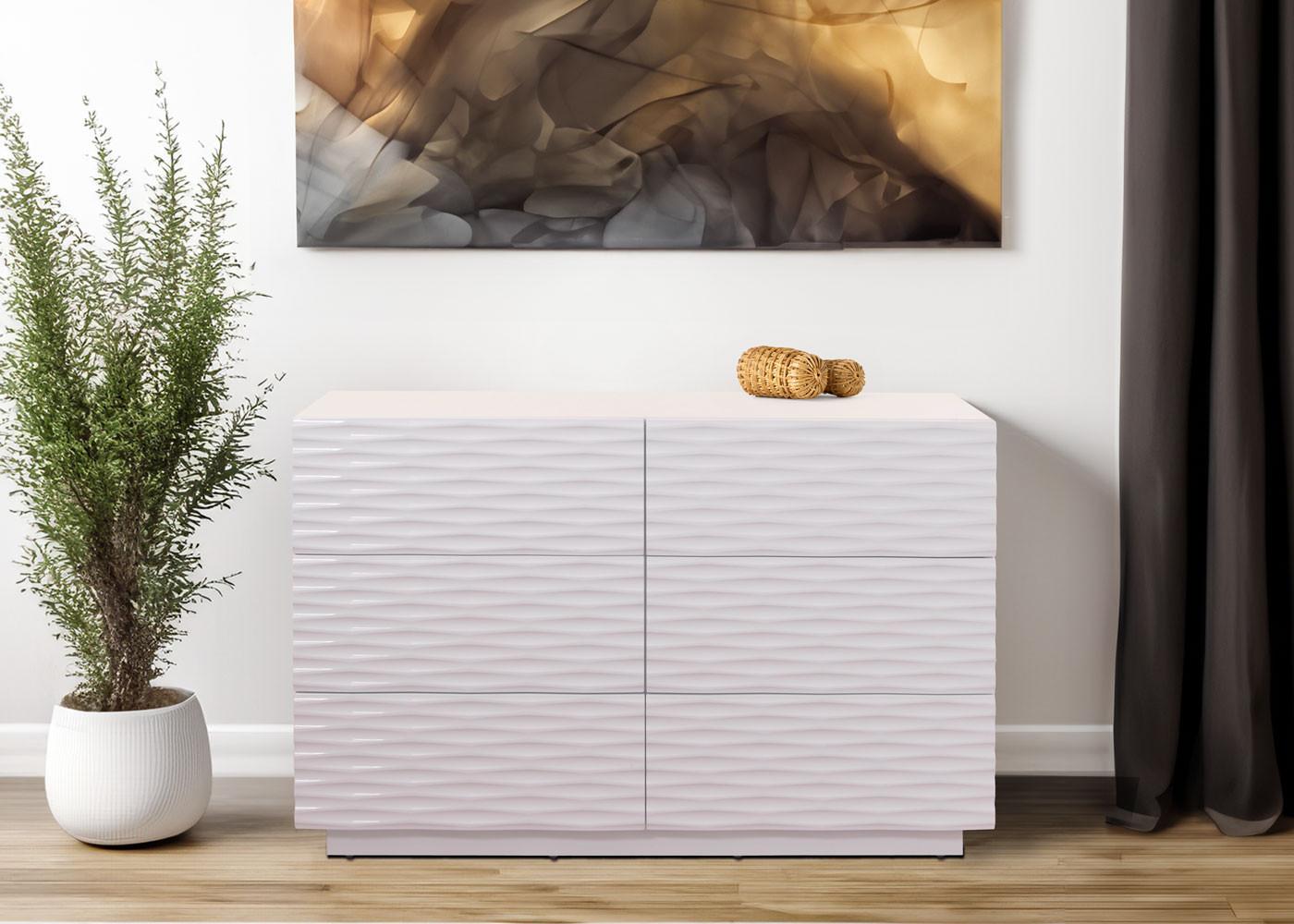 KOMMODE Weiß Holz MCW Möbel > Kommoden & Schubladenschränke > Kommoden Weiß