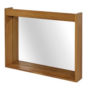 Wohnli Möbelsuche - TEAK-WANDSPIEGEL Braun