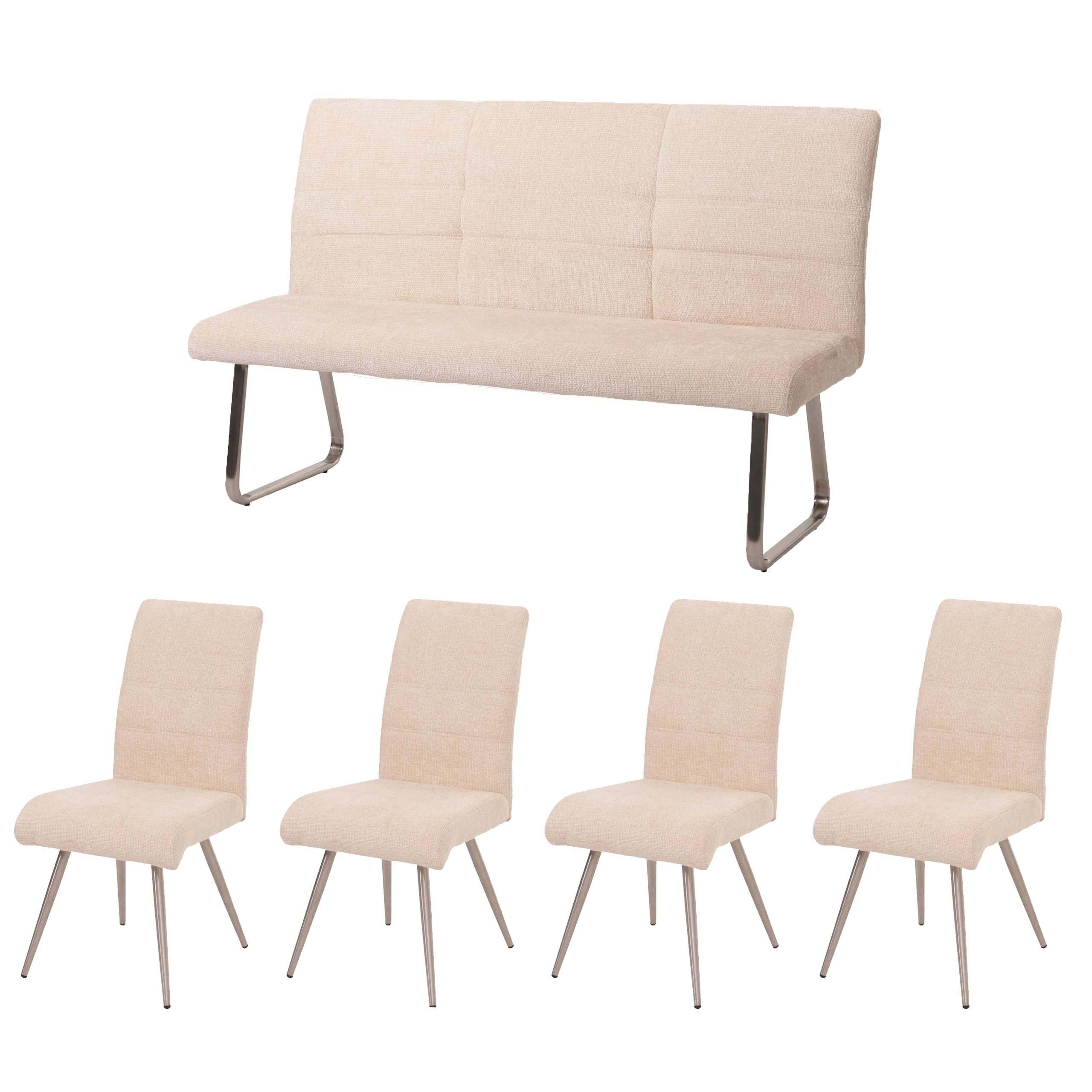 wohnli-moebel-suche-800000862106 Wohnli Möbelsuche - ESSZIMMER-SET Beige 5er-Set
