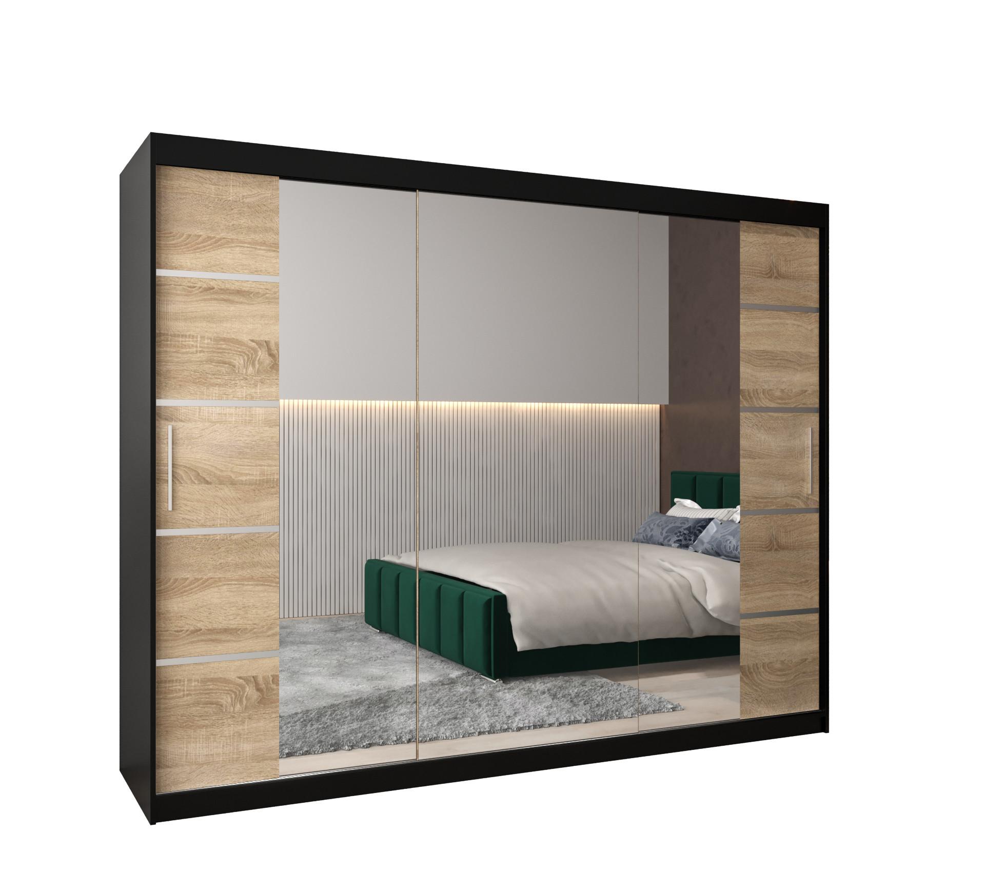 Wohnli Möbelsuche - SCHWEBETÜRENSCHRANK 200/250/62 3-türig