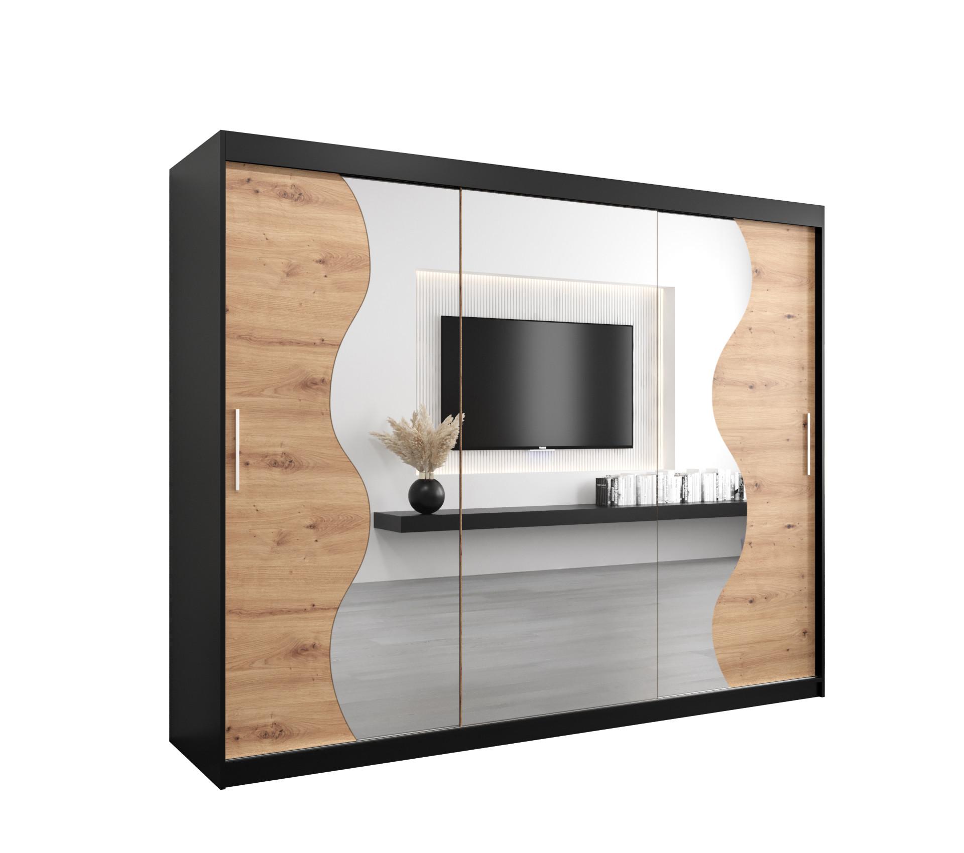 Wohnli Möbelsuche - SCHWEBETÜRENSCHRANK 200/250/62 3-türig