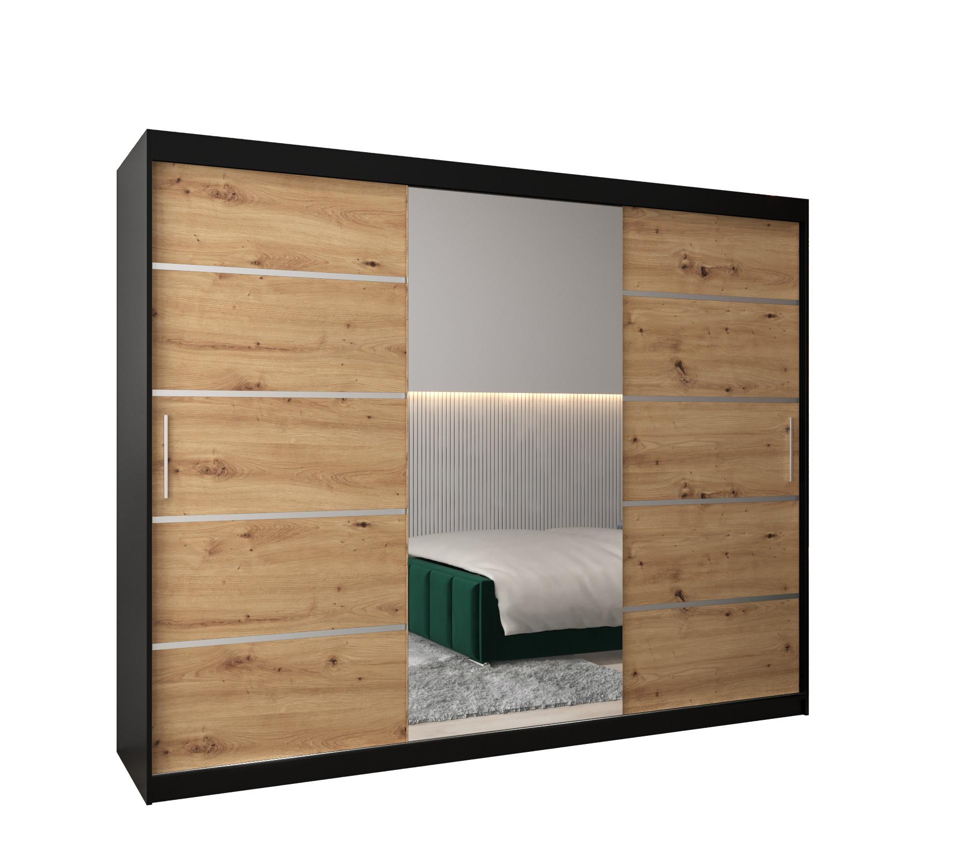 Wohnli Möbelsuche - SCHWEBETÜRENSCHRANK 200/250/62 3-türig