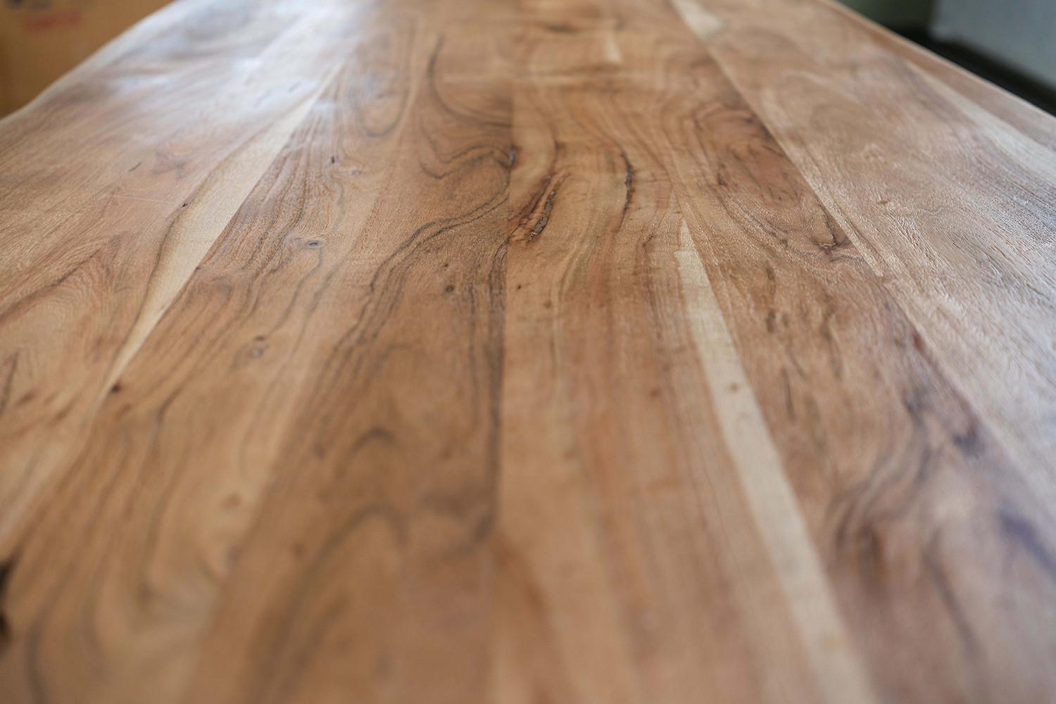 wohnli-moebel-suche-800000863162-1 ESSTISCH MIT SCHWEIZER KANTE SELVA Braun Akazie Holz KAWOLA Möbel > Tische > Esstische Braun