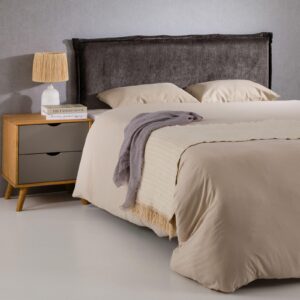wohnli-moebel-suche-800000863365-1 KOPFTEIL OVIO 160x190 cm grau Textil IDIMEX Möbel > Betten Grau