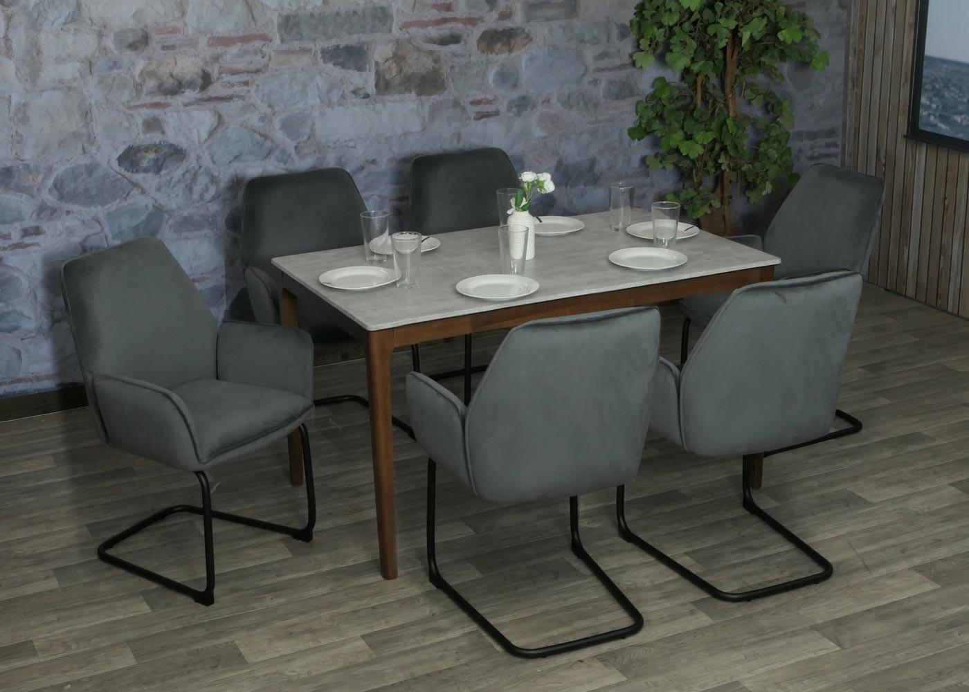 wohnli-moebel-suche-800000872337-1 FREISCHWINGER Grau Textil MCW Möbel > Stühle > Esszimmerstühle > Schwingstühle Grau