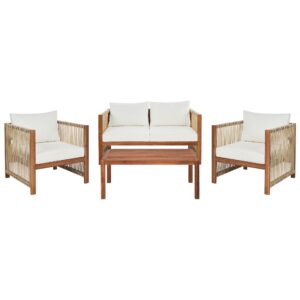 wohnli-moebel-suche-800000872349 Wohnli Möbelsuche - 4-SITZER LOUNGE SET Akazienholz Beige Antria