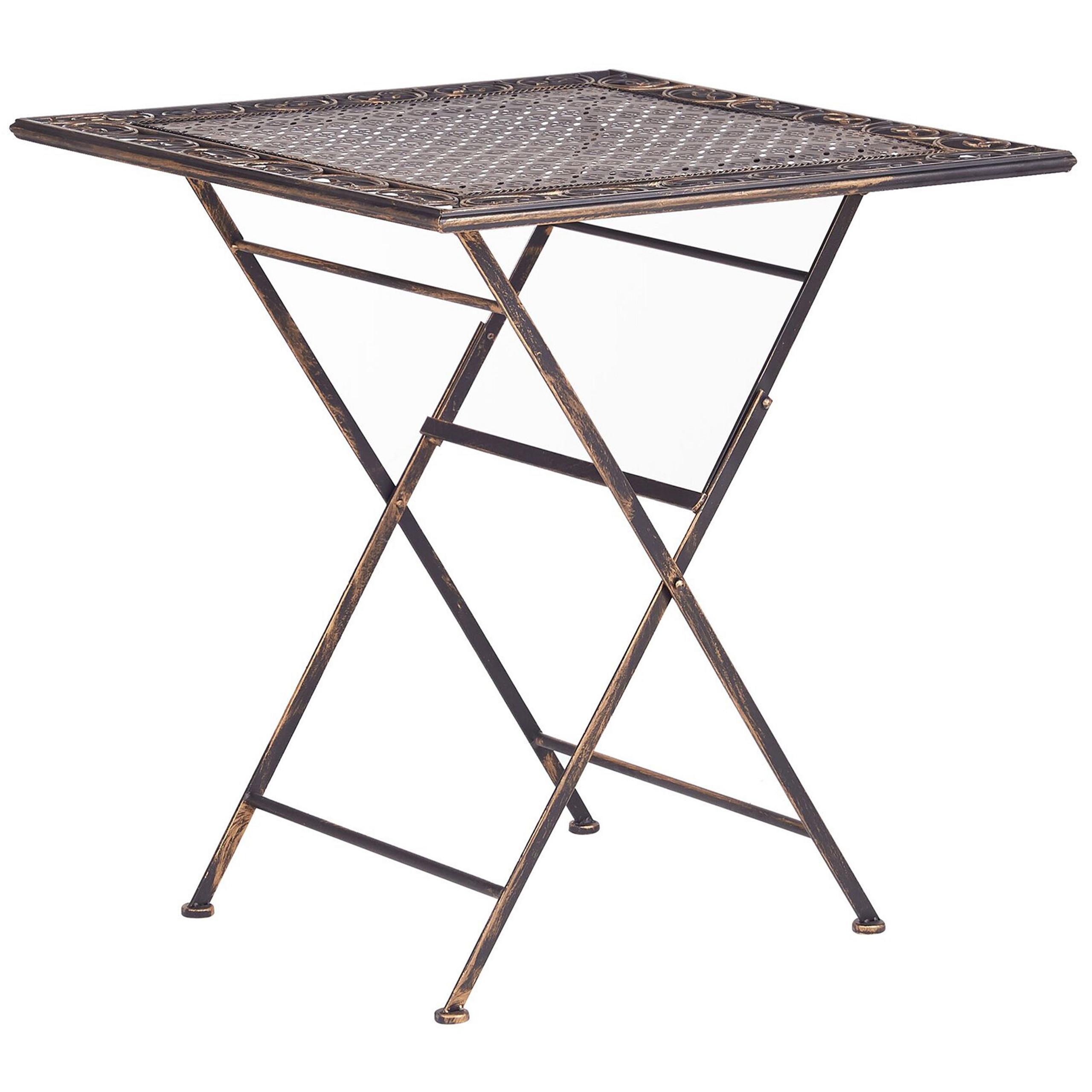 wohnli-moebel-suche-800000873539 Wohnli Möbelsuche - GARTENTISCH 70/70 cm Metall Schwarz Bormio