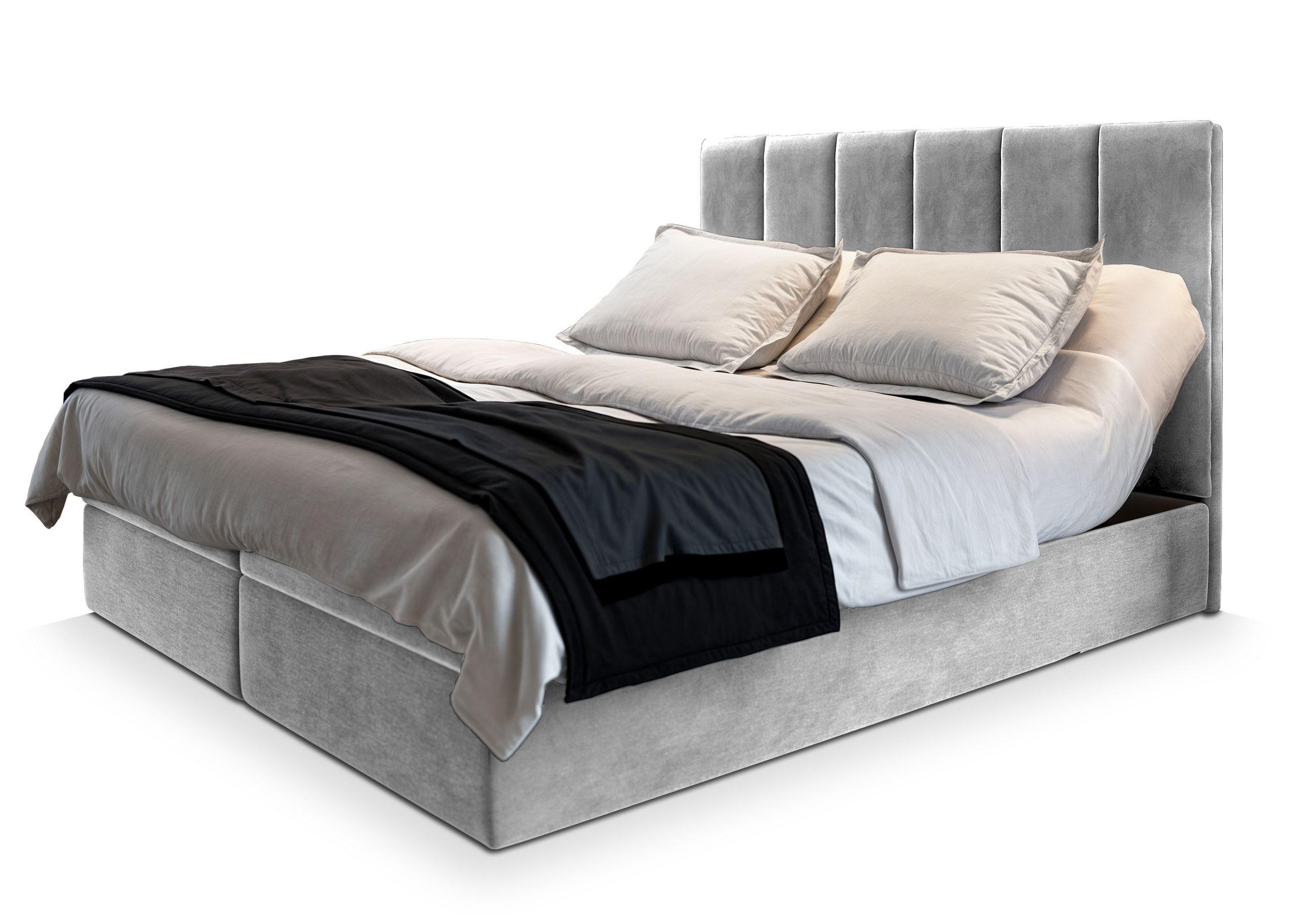 wohnli-moebel-suche-800000882525 Wohnli Möbelsuche - BOXBETT BARINO 180x200 cm mit Matratze und Topper - Hellgrau