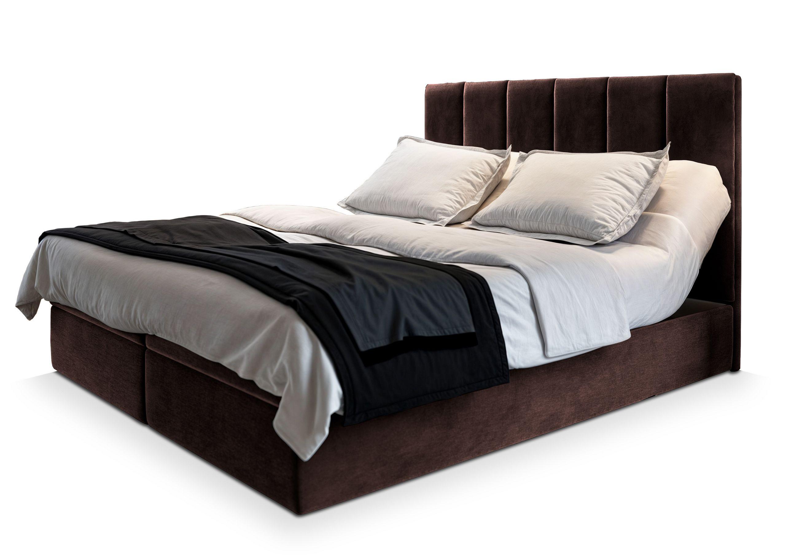 wohnli-moebel-suche-800000882600 Wohnli Möbelsuche - BOXBETT BARINO 160x200 cm mit Matratze und Topper - Braun