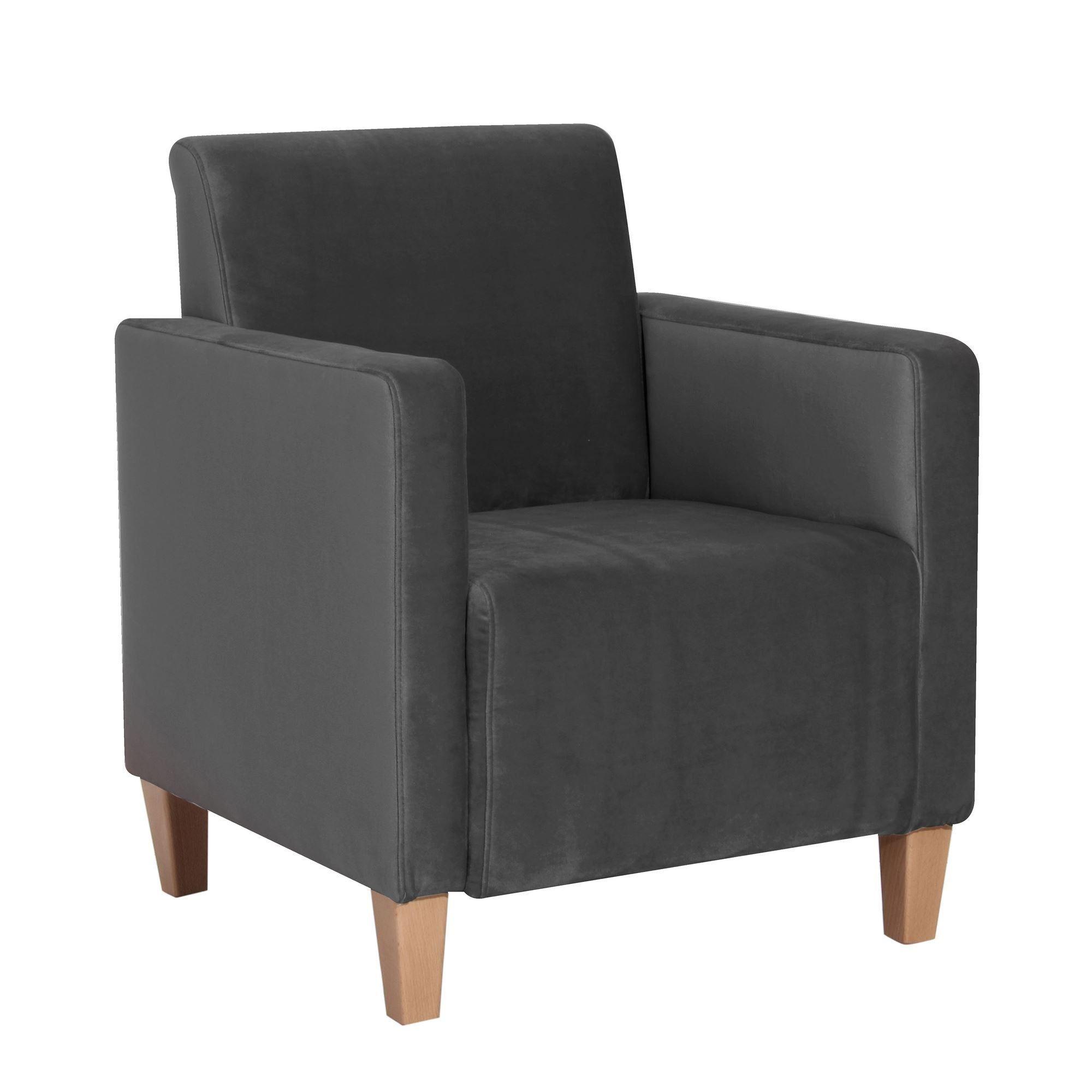 wohnli-moebel-suche-800000883187 Wohnli Möbelsuche - SESSEL Karol Bezug Samtvelours Buche natur / anthrazit
