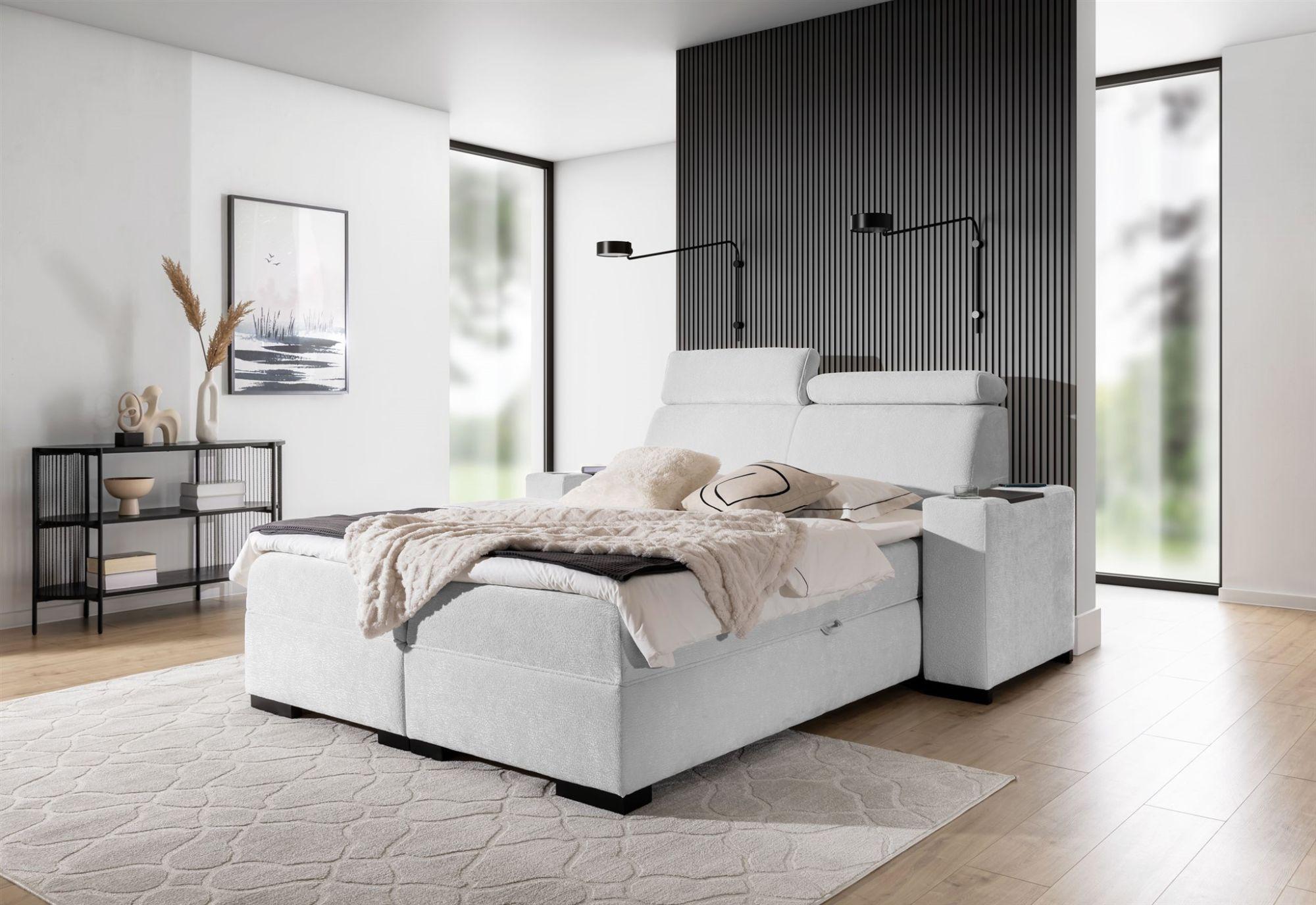 wohnli-moebel-suche-800000888115-1 BOXBETT Nestor Dress Me Set.1 Textil Fun Möbel Möbel > Betten > Boxspringbetten Weiß